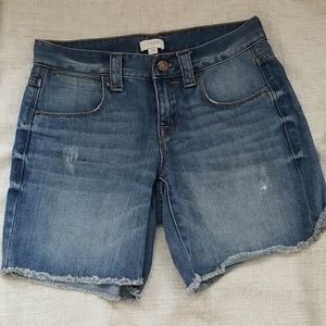 J.Crew Denim Shorts 24 Distressed C6013